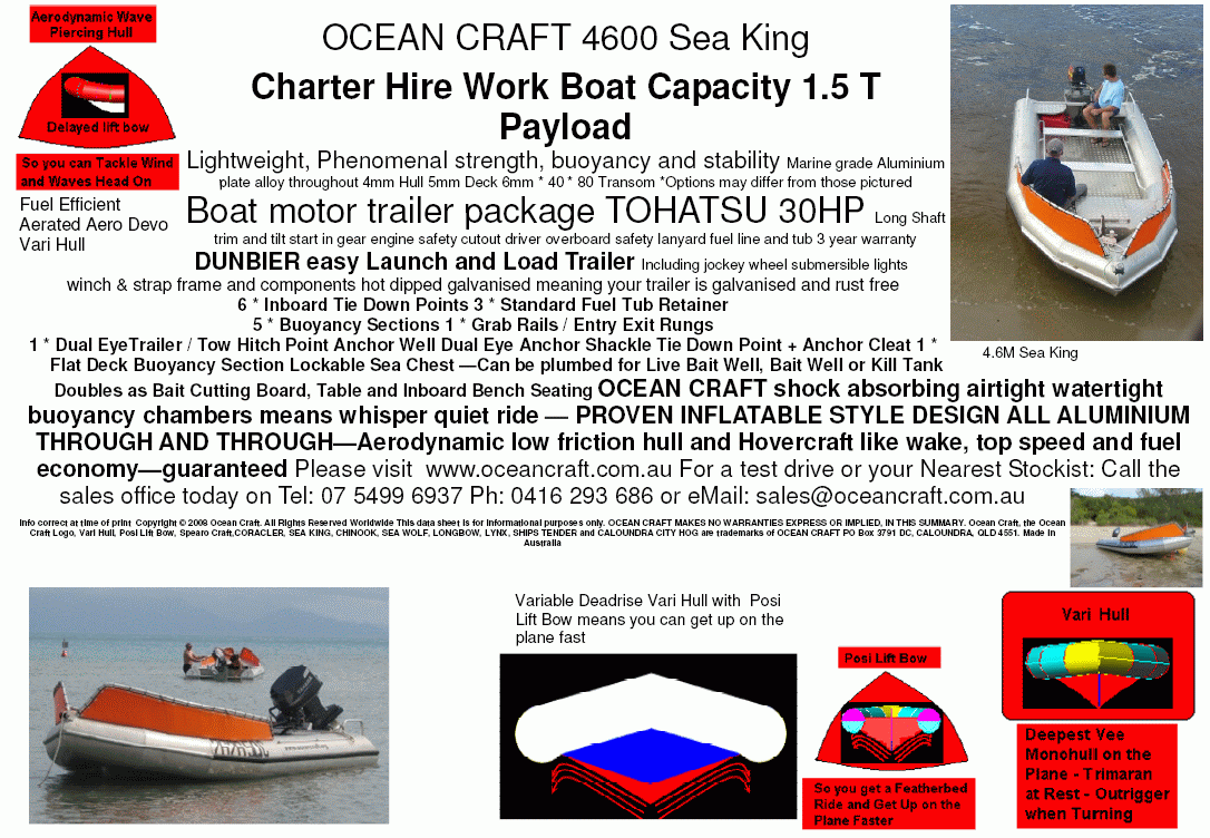 OCEAN CRAFT 4600  Orpheus 4.6M 
